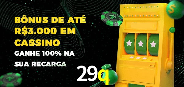 29q melhor bônus de depósito