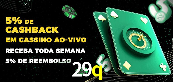 Promoções do cassino ao Vivo 29q